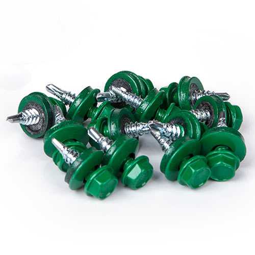 Színhelyes csavar fém alátéthez – fém szerkezetre